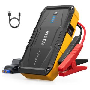 New Project (40) AstroAI S8 Car Jumper Starter Battery Pack Includes Jumper Cables and LED Flashlight