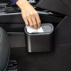 Portable Mini Car Garbage Bin Organizer Keep Car Interior Clean 1pc